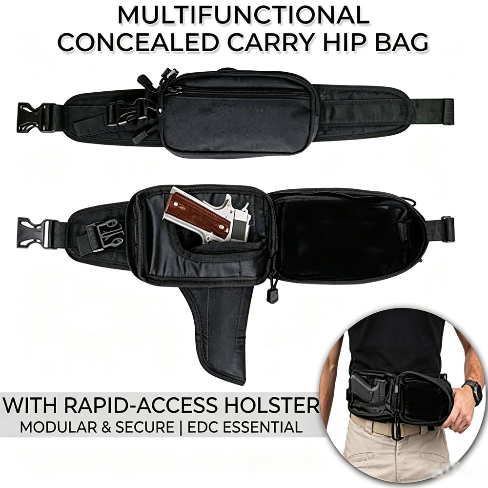 전술용 권총 가방, 숨겨진 홀스터가 있는 권총 케이스, - Edc Carry Gun 리뷰 및 가격