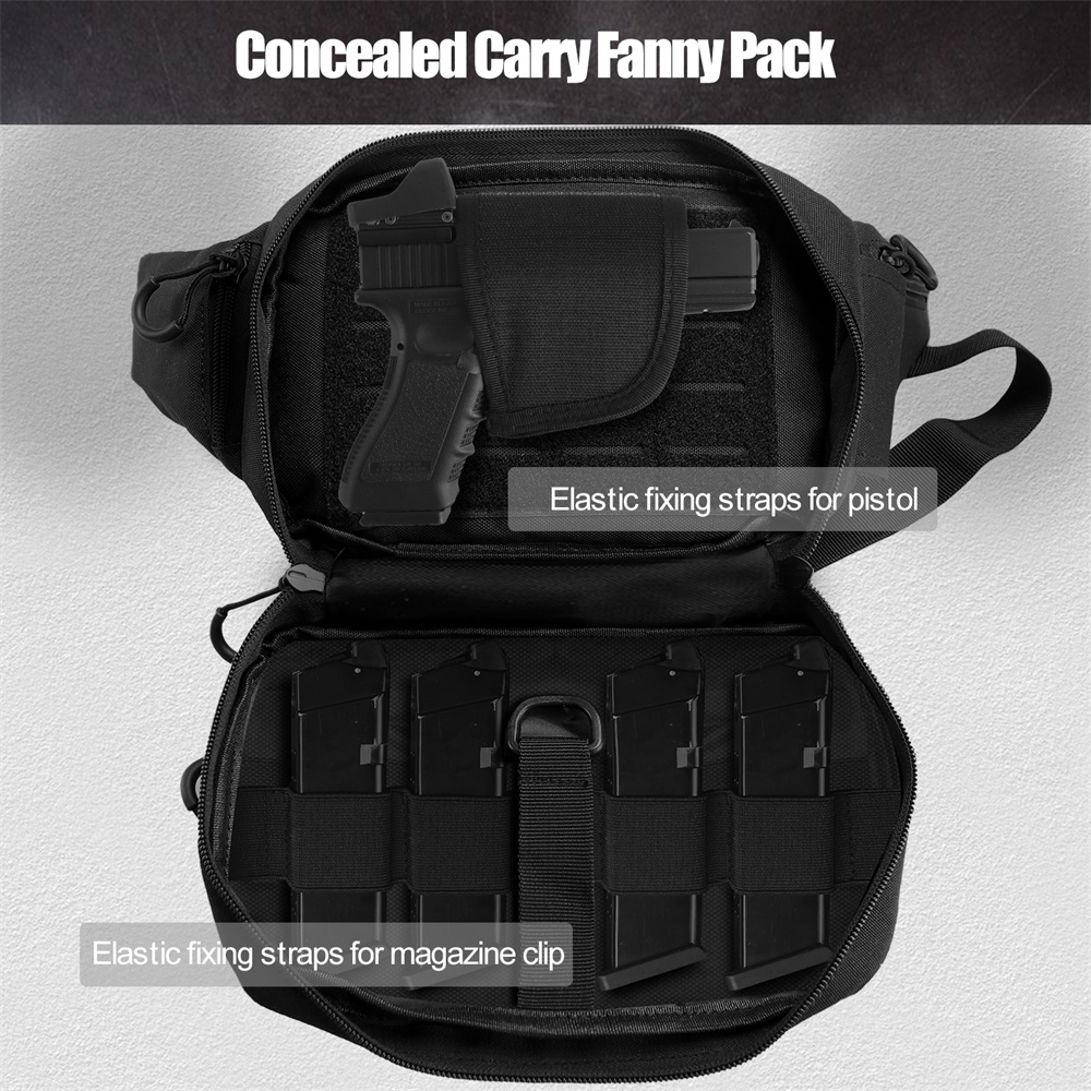 전술용 권총 가방, 은닉 휴대용 권총 보관 가방, 조절 - Edc Carry Gun 리뷰 및 가격
