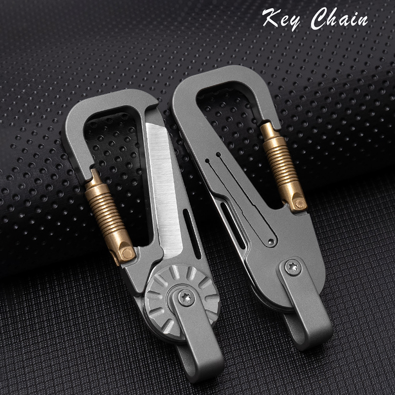 티타늄 합금 EDC 키체인 접이식 나이프 - 차량 키・ - Edc Carry All 리뷰 및 가격